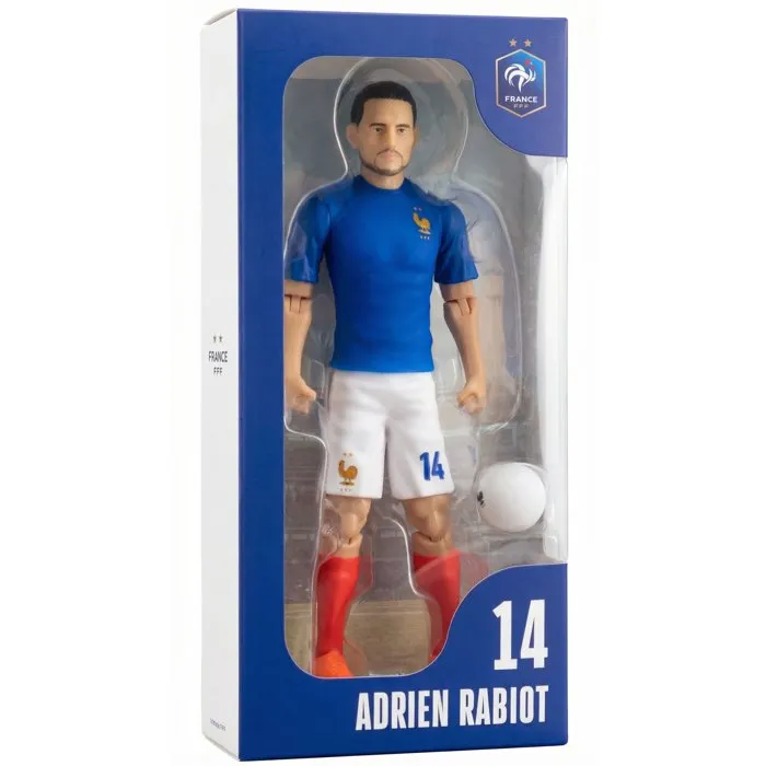 Megableu Figurine articulée Adrien Rabiot - Équipe de France Numéro 14 - 20 cm avec 10 points d'articulation - Figurine collector FFF Megableu Figurine articulée Adrien Rabiot - Équipe de France Numéro 14 - 20 cm avec 10 points d'articulation - Figurine collector FFF