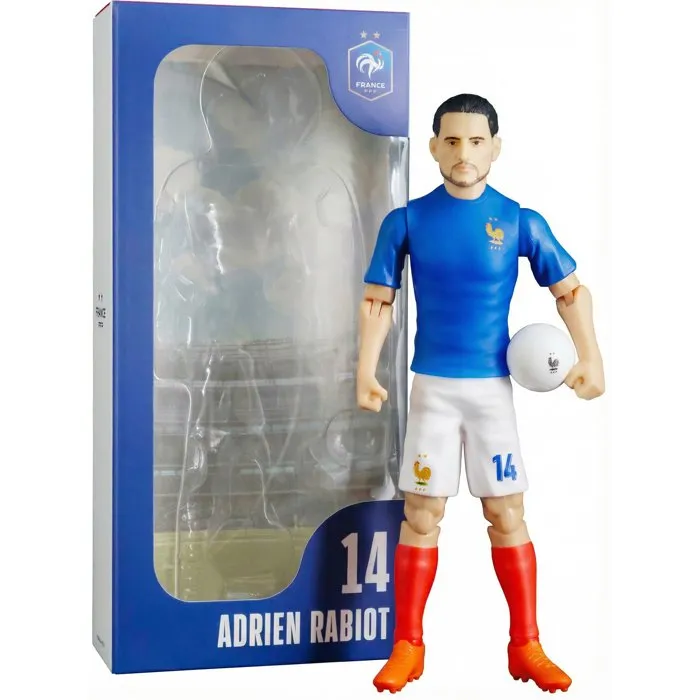 Megableu Figurine articulée Adrien Rabiot - Équipe de France Numéro 14 - 20 cm avec 10 points d'articulation - Figurine collector FFF Megableu Figurine articulée Adrien Rabiot - Équipe de France Numéro 14 - 20 cm avec 10 points d'articulation - Figurine collector FFF