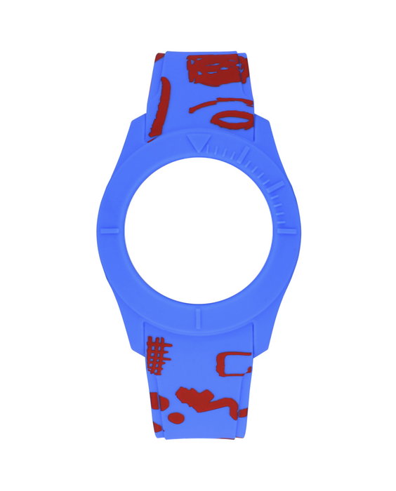 Watxandco Bracelet de montre bleu 38mm pour femme Watxandco Bracelet de montre bleu 38mm pour femme