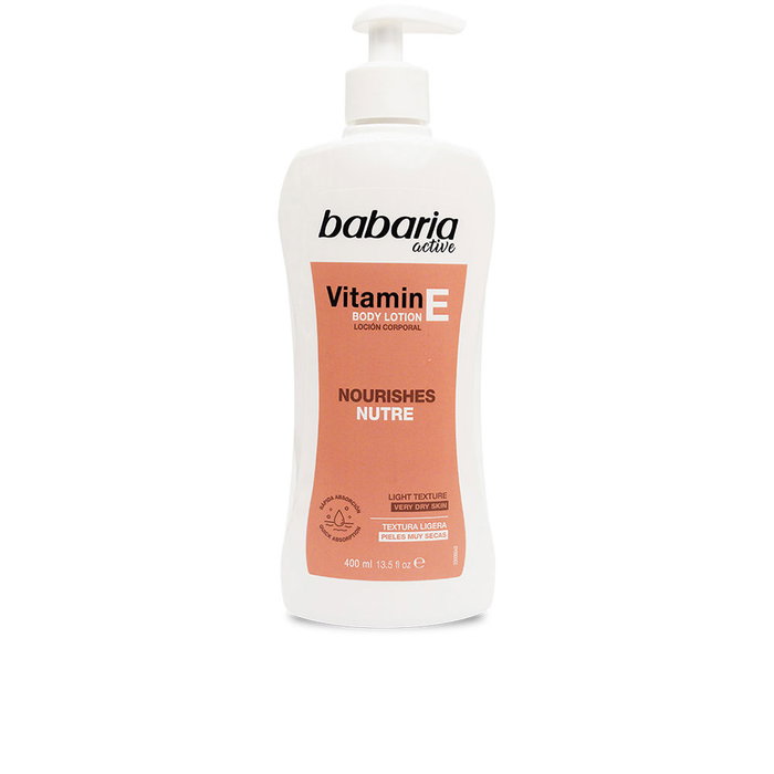 Babaria Lait corporel à la vitamine E 400 ml Babaria Lait corporel à la vitamine E 400 ml