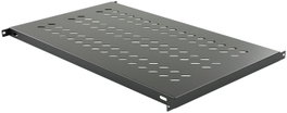 Lanview Étagère fixe Logon Professionnel RAS110BL Noir pour Armoire D=1000