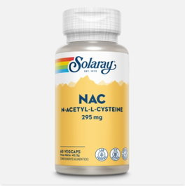 SOLARAY NAC 295 mg - 60 Capsules Végétales