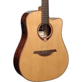 LAG Guitare Acoustique Dreadnought Cutaway Tramontane 118 A/E - Naturel