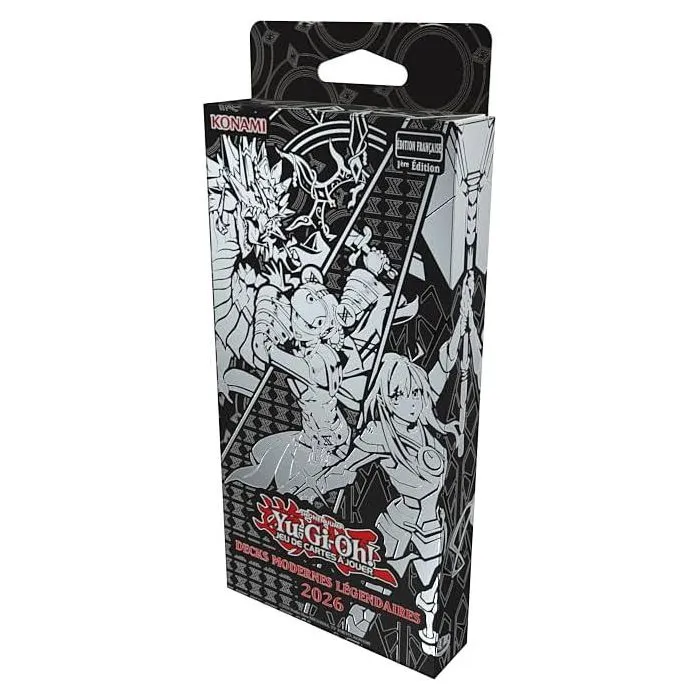 Yu-Gi-Oh! Pack de 3 Decks Modernes Légendaires 2026 - 168 cartes
