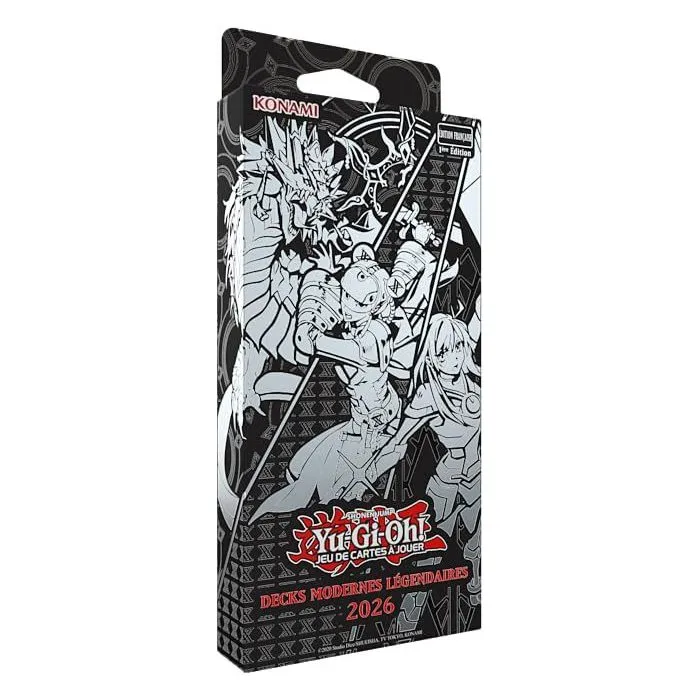 Yu-Gi-Oh! Pack de 3 Decks Modernes Légendaires 2026 - 168 cartes