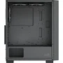 Aerocool B509A Flow Boîtier PC Moyen Tour ATX Noir avec Panneau en Verre Trempé et Ventilateurs A-RGB, Sans Alimentation, Réf. ACCM-BD02063.11