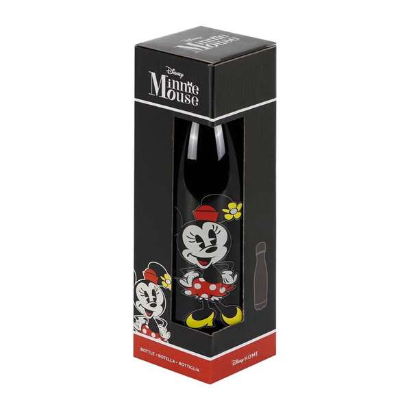 Karactermania Minnie - Bouteille réutilisable isotherme en Tritan sans BPA 700 ml, avec fermeture aluminium, dimensions 27x7x7 cm