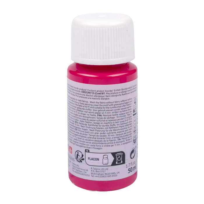 Talens Art Creation Peinture Textile Opaque Rouge Puissant 3023 50 ml