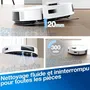 ECOVACS DEEBOT N20 PLUS Aspirateur Robot Laveur avec Technologie PureCyclone, Conteneur à Poussière sans Consommable, Aspiration 8000Pa