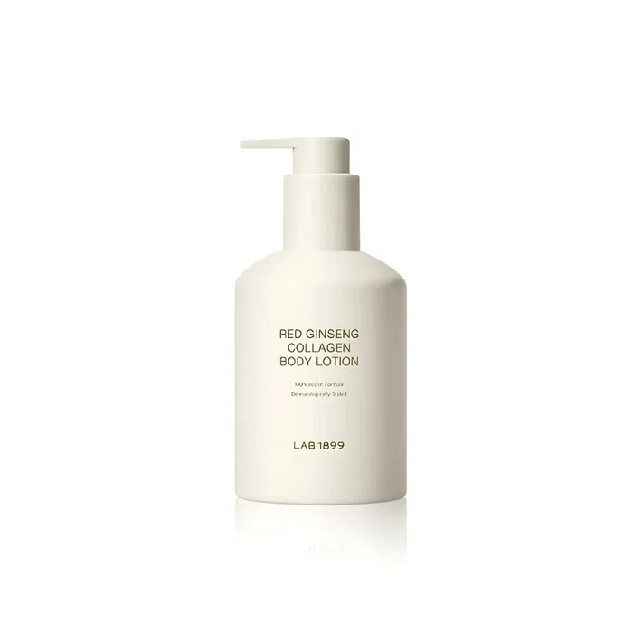 Lab 1899 Lait corporel hydratant au Ginseng Rouge et Collagène, 250 ml Lab 1899 Lait corporel hydratant au Ginseng Rouge et Collagène, 250 ml