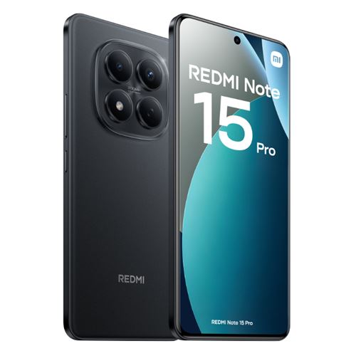 Xiaomi REDMI Note 15 Pro Noir 8GB 256GB 6.77" Smartphone 4G