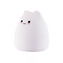 Lampe de chevet enfant LED rechargeable forme Chat - Blanc Chaud