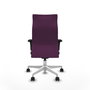 Piqueras Y Crespo Sillón Albacete, mécanisme Sincro, Similpiel Morado