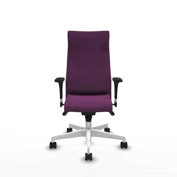 Piqueras Y Crespo Sillón Albacete, mécanisme Sincro, Similpiel Morado