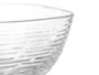 Vivalto Set de 7 pièces Rayas 1 grand bol et 6 petits bols en verre transparent 54 x 22 x 9 cm (Set de 4)