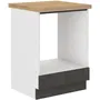 Meuble pour four Gris 60 x 51,6 x 85 cm