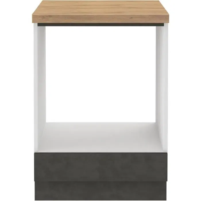 Meuble pour four Gris 60 x 51,6 x 85 cm