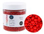 Innspiro Perles de rocaille en verre rouge opaque 3,8 mm - 120 g