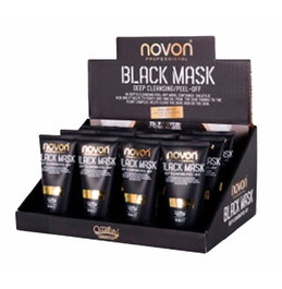 Novon Expositor de 12 Masques Faciaux Black Mask Deep