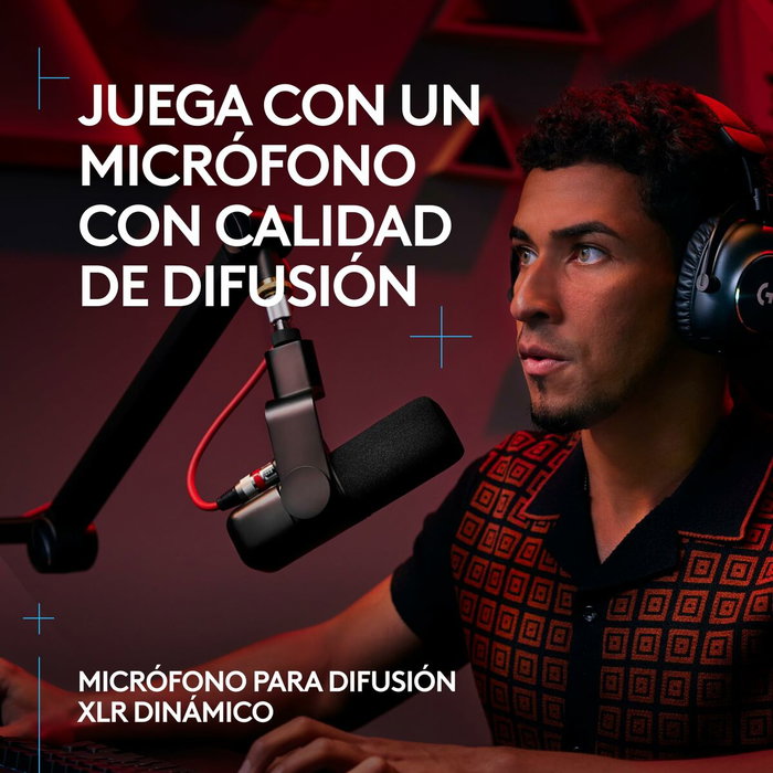 Logitech G Microphone USB Yeti Studio Noir, référence 988-000565, avec quatre capsules Logitech G Microphone USB Yeti Studio Noir, référence 988-000565, avec quatre capsules