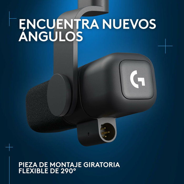Logitech G Microphone USB Yeti Studio Noir, référence 988-000565, avec quatre capsules Logitech G Microphone USB Yeti Studio Noir, référence 988-000565, avec quatre capsules