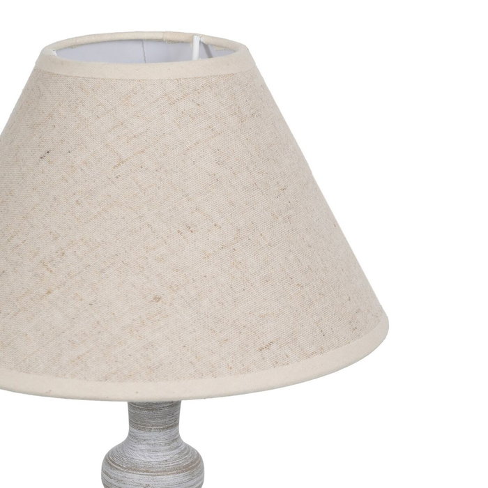 BigBuy Home Lampe de bureau Beige Gris 60 W