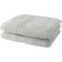 Today Lot de 2 Serviettes de Toilette Essential 50 x 90 cm - Blanc Craie
