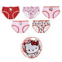 Cerdá - Pack de Culottes Licorne en Jersey Hello Kitty pour Fille, Tailles 2-3 Ans (02/03) - Modèles Assortis - Multicolore
