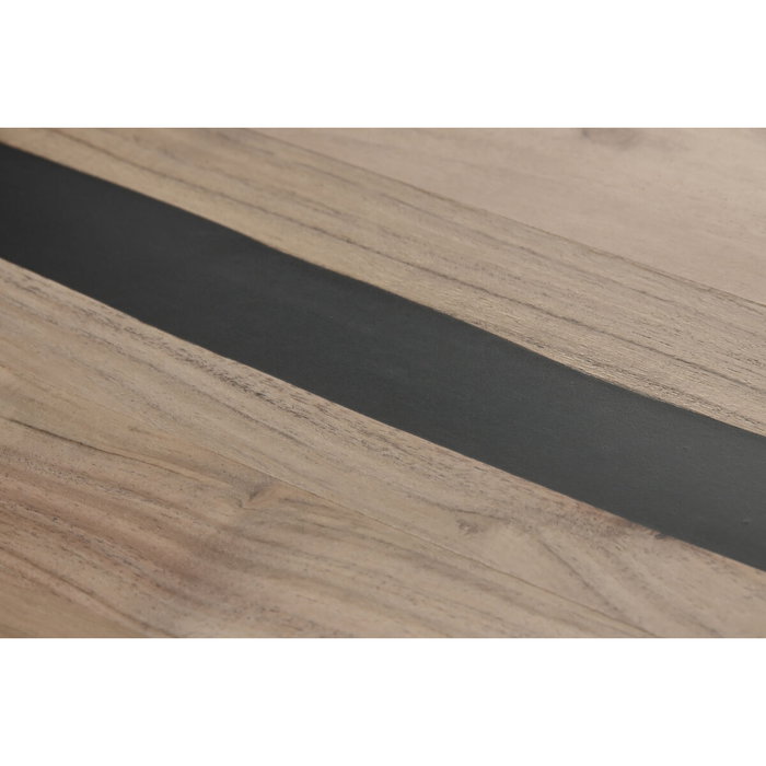 Table de Salle à Manger Home ESPRIT Métal Bois d'acacia 200 x 100 x 76 cm