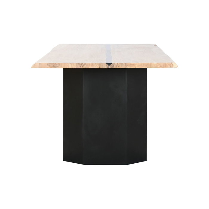 Table de Salle à Manger Home ESPRIT Métal Bois d'acacia 200 x 100 x 76 cm
