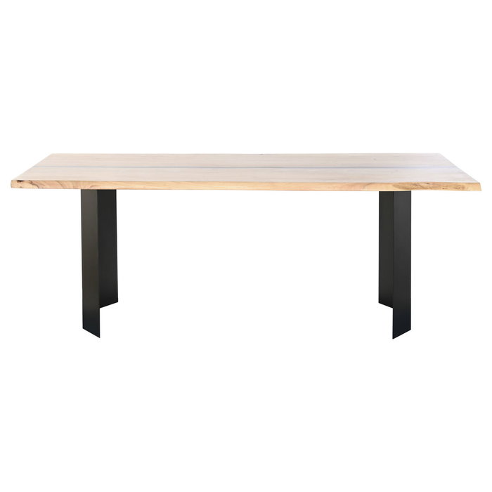 Table de Salle à Manger Home ESPRIT Métal Bois d'acacia 200 x 100 x 76 cm