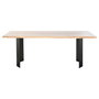 Table de Salle à Manger Home ESPRIT Métal Bois d'acacia 200 x 100 x 76 cm