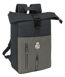 Safta Mochila solapa pour ordinateur portable 15,6" Real Madrid 3a equipacion 24/25, sac à dos 28 x 42 x 13 cm