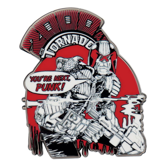 2000 AD pin's Judge Dredd You're Next Punk Limited Edition 2000 AD pin's Judge Dredd You're Next Punk Limited Edition