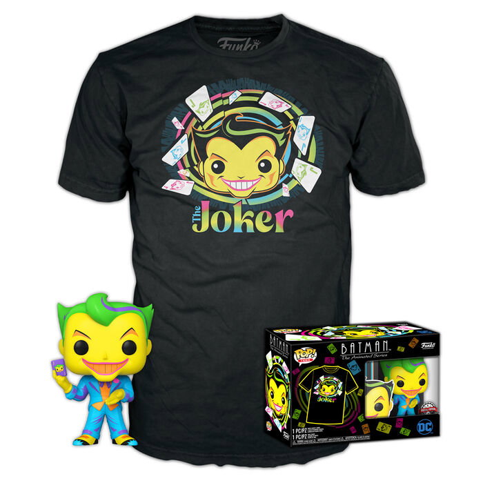 FUNKO Set figurine POP & Tee DC Comics Batman Joker Exclusive FUNKO Set figurine POP & Tee DC Comics Batman Joker Exclusive
