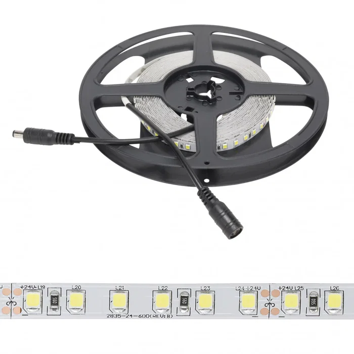 Bande LED SMD2835 Jaune 24VDC 60W 5m