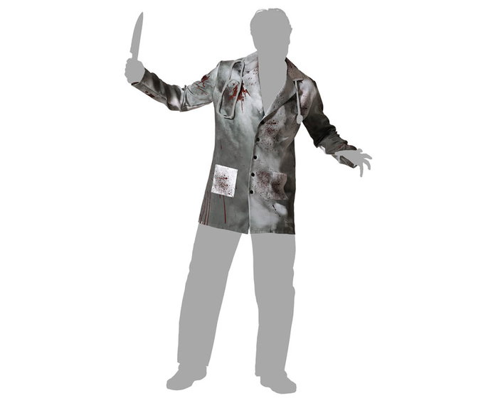 Atosa Déguisement Médecin Zombie avec Blouse Ensanglantée XL Atosa Déguisement Médecin Zombie avec Blouse Ensanglantée XL