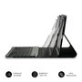 Subblim Keytab Pro Housse + Clavier sans Fil Bluetooth 5.2 AZERTY Espagnol pour Samsung Galaxy Tab A9+ 11" Noir