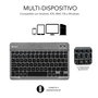 Subblim Keytab Pro Housse + Clavier sans Fil Bluetooth 5.2 AZERTY Espagnol pour Samsung Galaxy Tab A9+ 11" Noir