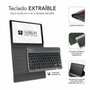 Subblim Housse et Clavier Bluetooth Keytab Pro pour Samsung Galaxy Tab A9+ 11 pouces, Noir, QWERTY Espagnol