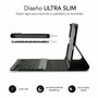 Subblim Housse et Clavier Bluetooth Keytab Pro pour Samsung Galaxy Tab A9+ 11 pouces, Noir, QWERTY Espagnol