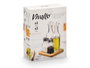 Vivalto Set Huilier Vinaigrier Salière Poivrière Verre Métal Bois 15x20x7 cm (Set de 8)