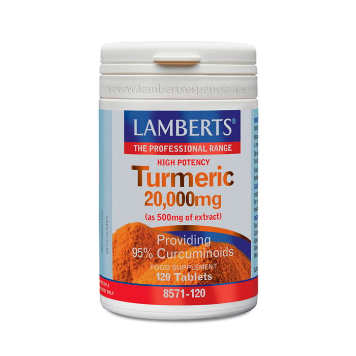 Cúrcuma O Turmeric 20.000 Mg. 120 Caps. Cúrcuma O Turmeric 20.000 Mg. 120 Caps.