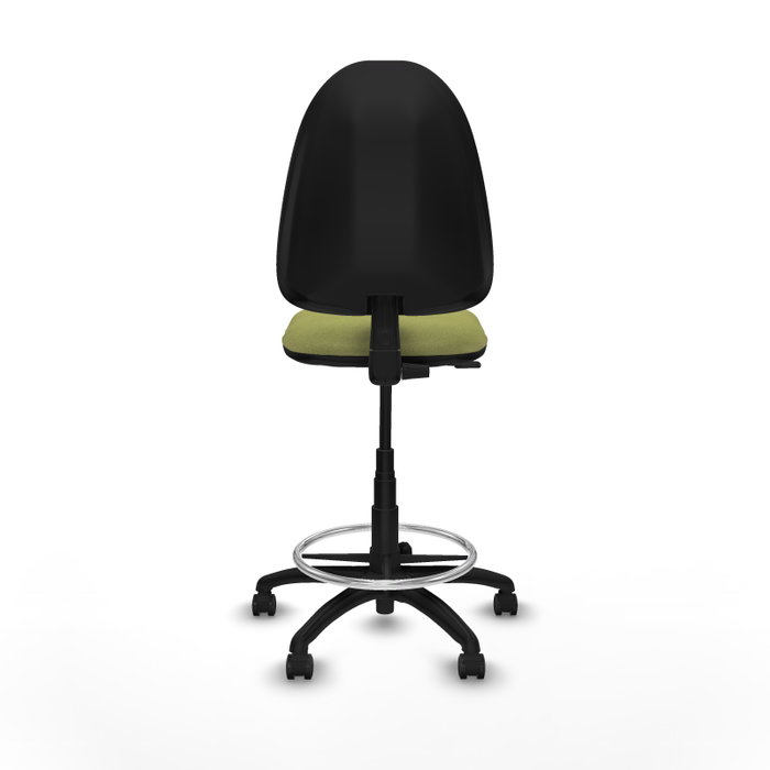 PIQUERAS Y CRESPO Tabouret Vert olive avec Structure Polyamide Noire