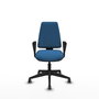 PIQUERAS Y CRESPO Chaise de Bureau Elche Asynchrone Bleu clair