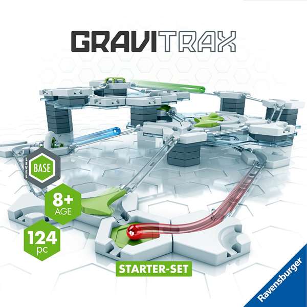 Ravensburger GraviTrax Starterset - Jeu de construction avec 124 pièces et pistes à billes magnétiques - Multilingue