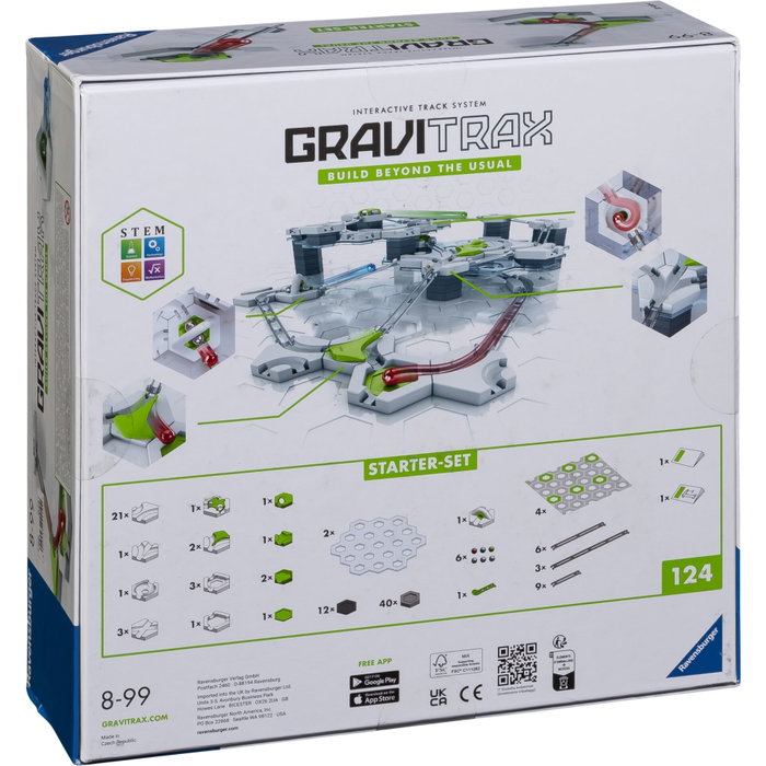 Ravensburger GraviTrax Starter Set - Circuit de billes - 122 pièces Ravensburger GraviTrax Starter Set - Circuit de billes - 122 pièces