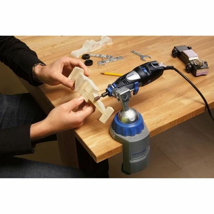 Dremel Multi-Vise 3 en 1 - Rotation 360° et Inclinaison 50°