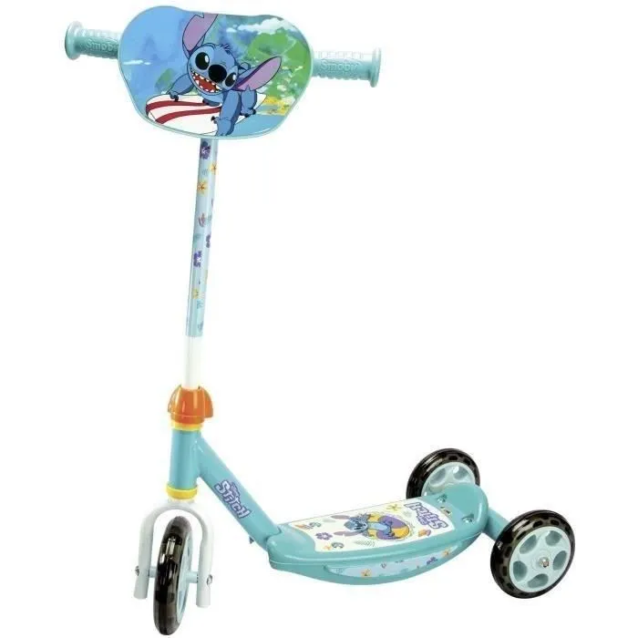 Smoby Patinette 3 Roues Stitch - Pour Enfants Dès 3 Ans, Structure Métal, Guidon Ajustable, Repose-Pied Antidérapant, Poids Max 20 kg Smoby Patinette 3 Roues Stitch - Pour Enfants Dès 3 Ans, Structure Métal, Guidon Ajustable, Repose-Pied Antidérapant, Poids Max 20 kg