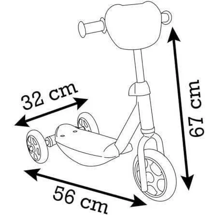 Smoby Patinette 3 Roues Stitch - Pour Enfants Dès 3 Ans, Structure Métal, Guidon Ajustable, Repose-Pied Antidérapant, Poids Max 20 kg Smoby Patinette 3 Roues Stitch - Pour Enfants Dès 3 Ans, Structure Métal, Guidon Ajustable, Repose-Pied Antidérapant, Poids Max 20 kg